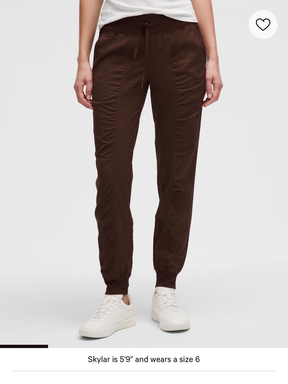 lululemon dance studio brown joggers size 2